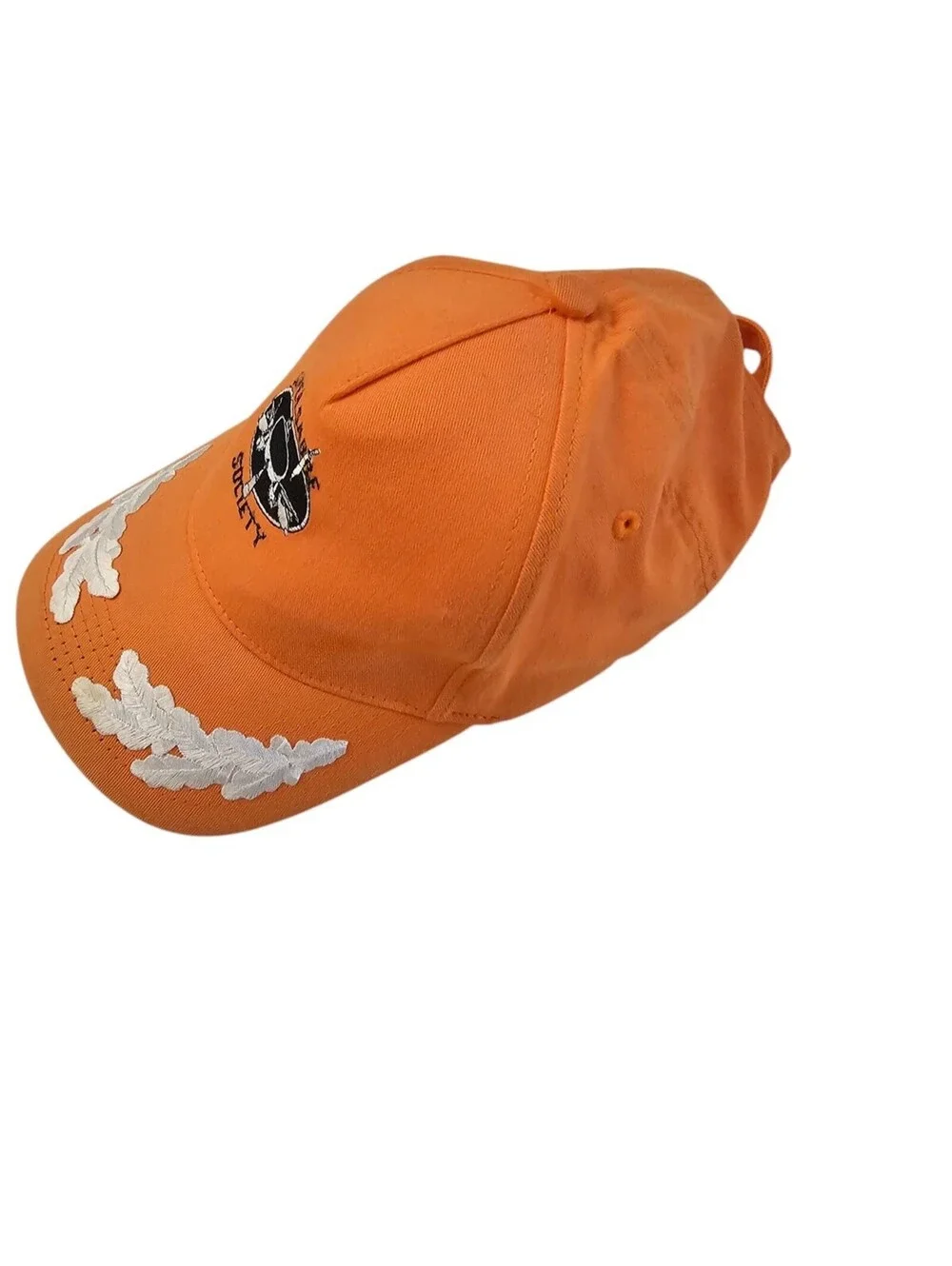 Super Sabre Society Rare Strapback Embroidered Baseball Hat Orange